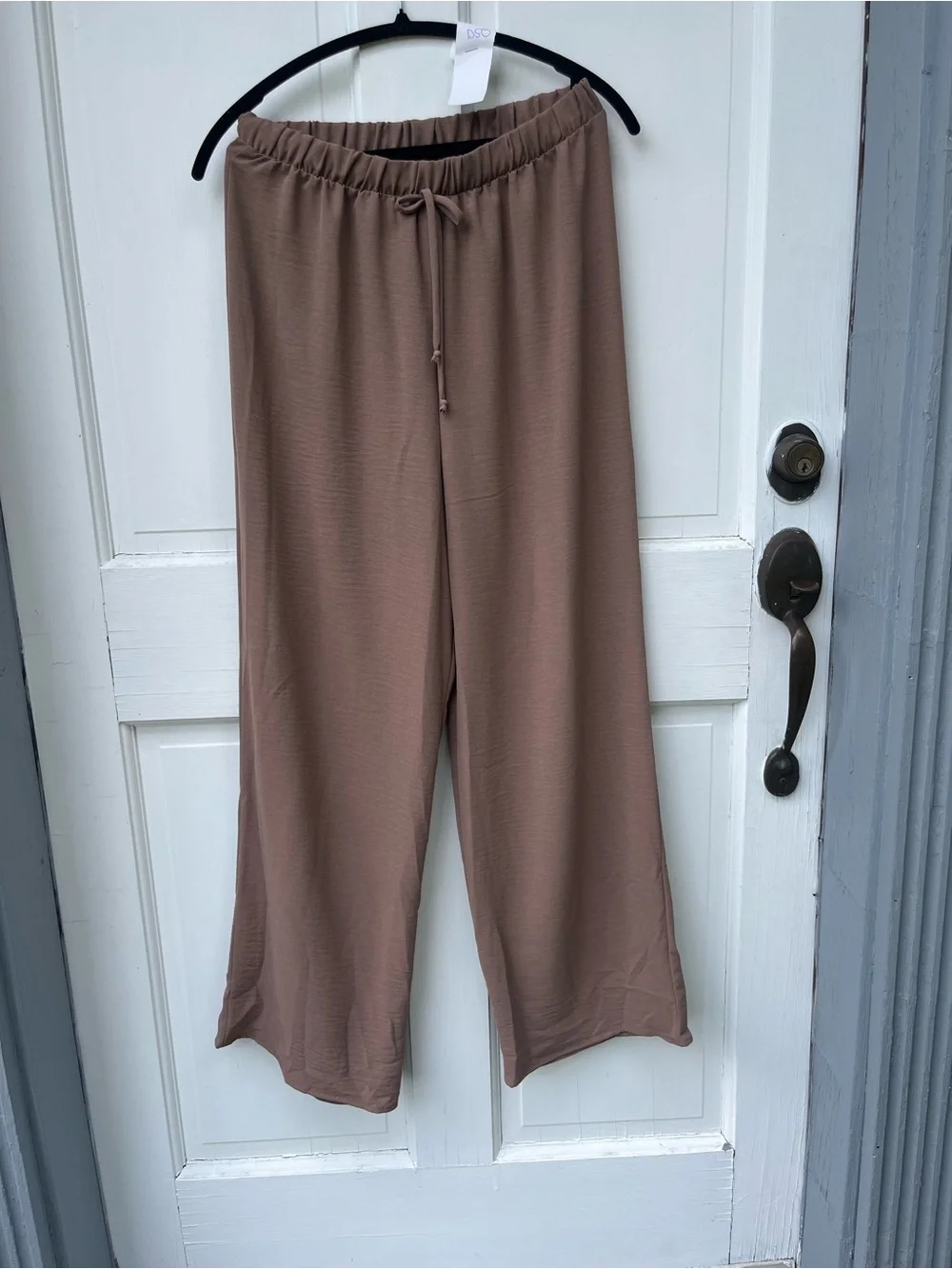 Sleeveless Button-Front Wide-Leg two piece